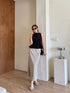 Women Chic Peplum Tops With A-Line Skirts Sets